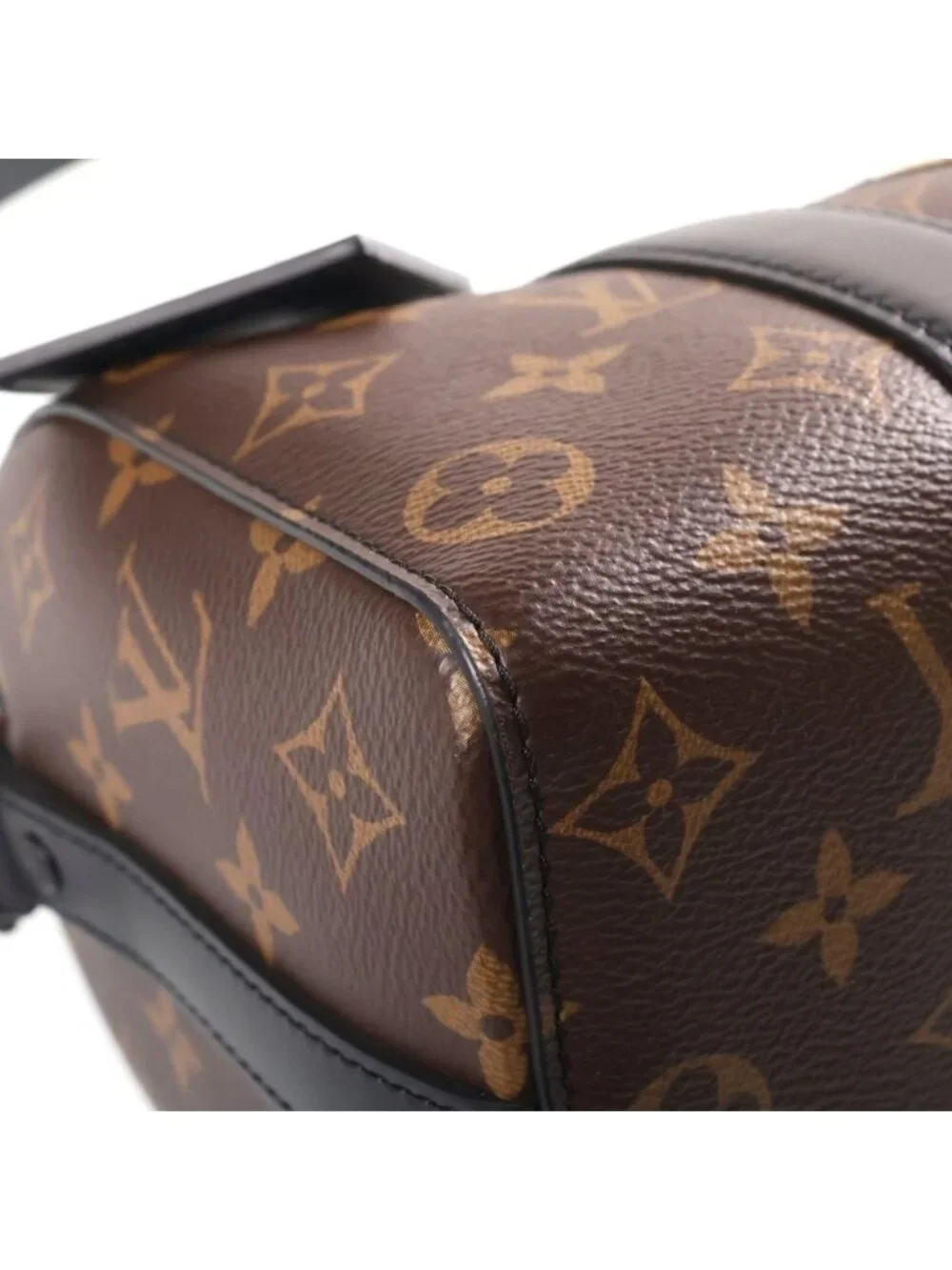 Louis Vuitton LV Lens City Keepall Shoulder Bag Leather Monogram
